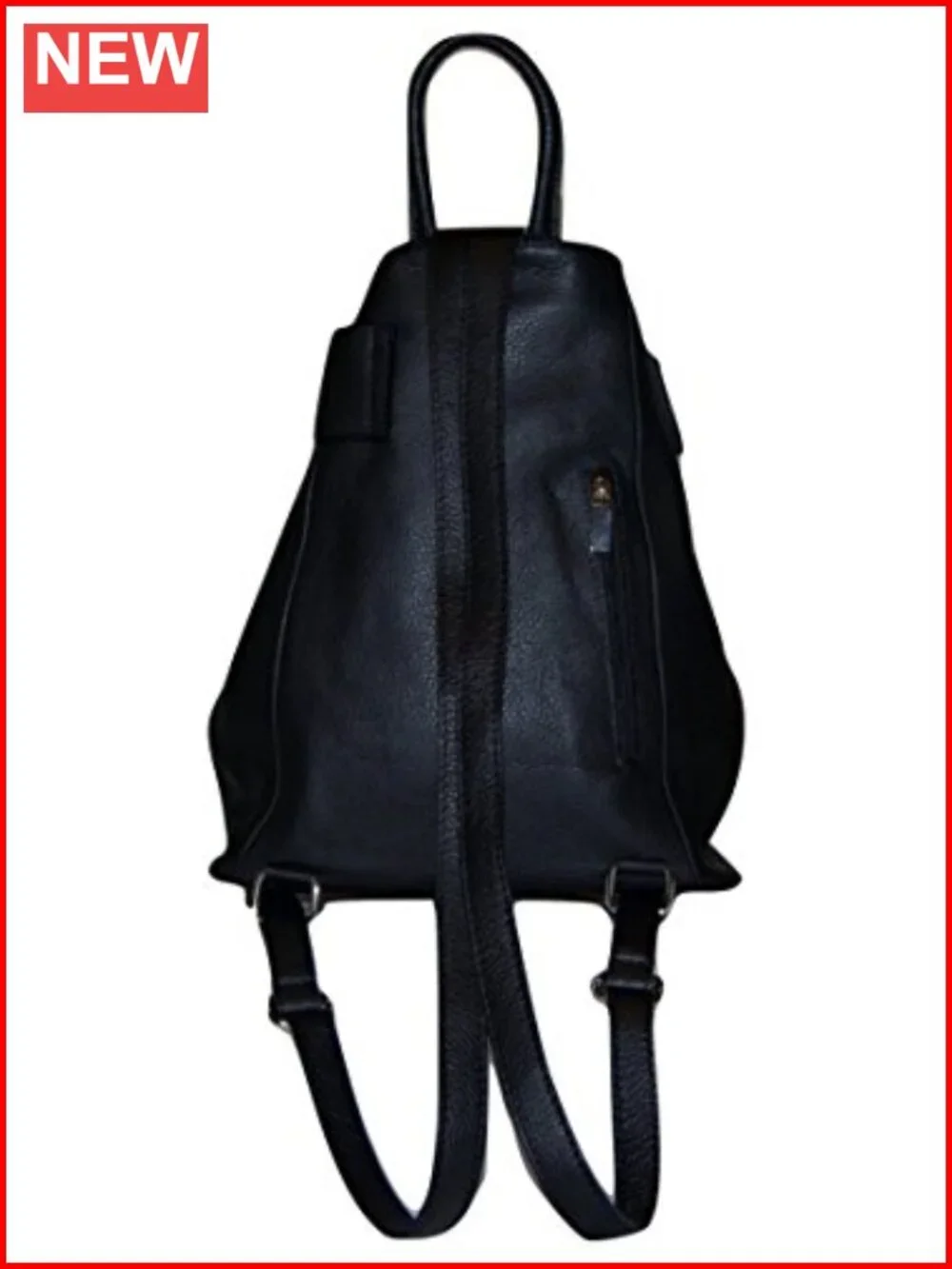 Genuine Italian Leather Convertible Backpack Tote Purse Anti-Theft Travel Work